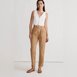 Madewell garment dyed tapered chino pants